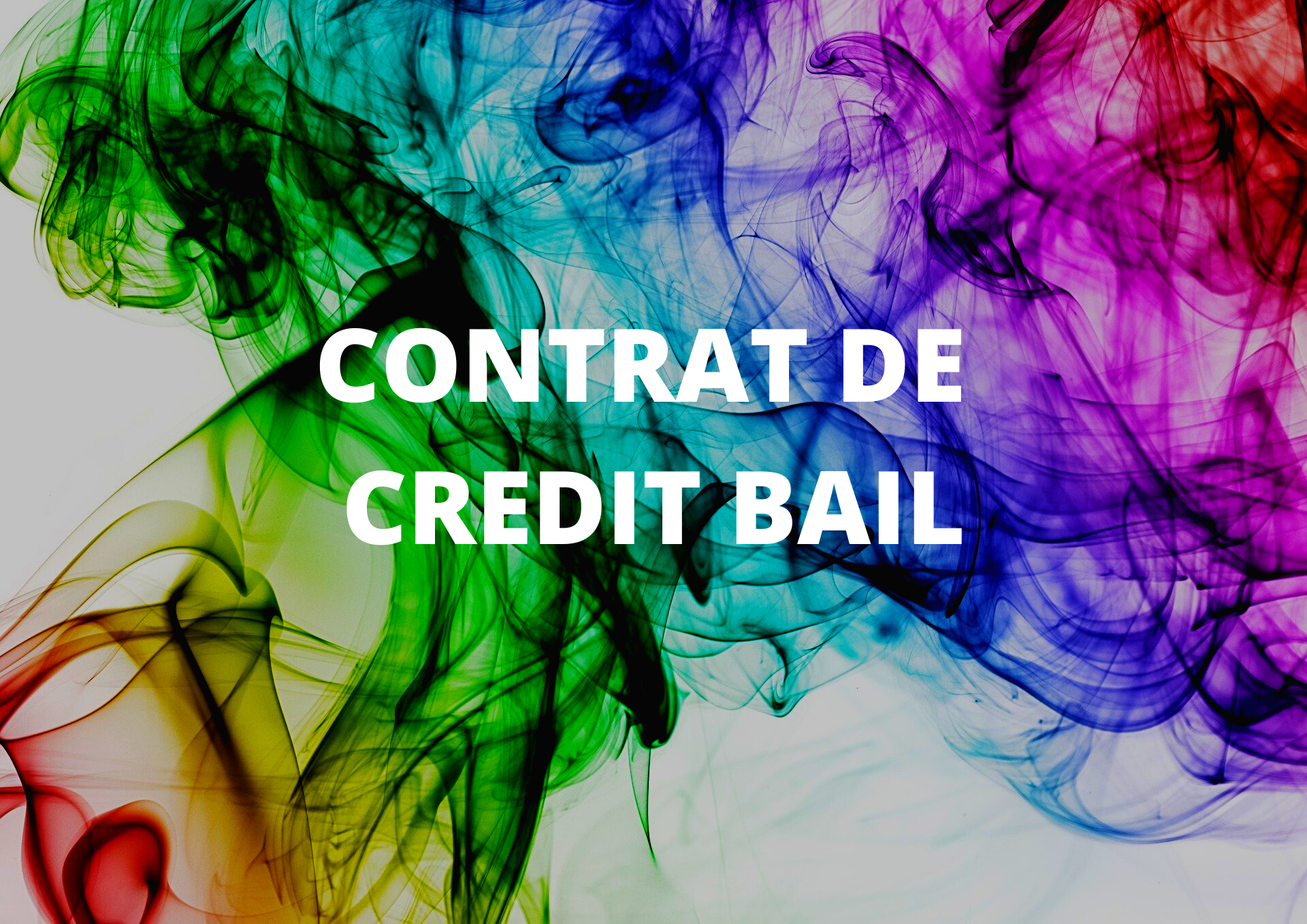 contrat de crédit-bail